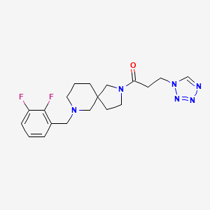 7-(2,3-difluorobenzyl)-2-[3-(1H-tetrazol-1-yl)propanoyl]-2,7-diazaspiro[4.5]decane