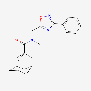 N-methyl-N-[(3-phenyl-1,2,4-oxadiazol-5-yl)methyl]-1-adamantanecarboxamide