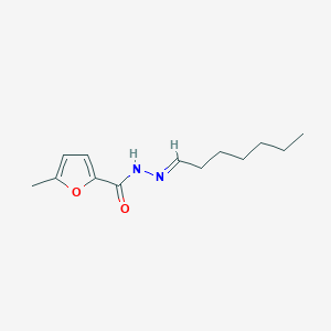 molecular formula C13H20N2O2 B442957 N'-heptylidene-5-methyl-2-furohydrazide 