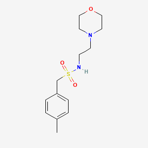 1-(4-methylphenyl)-N-[2-(4-morpholinyl)ethyl]methanesulfonamide