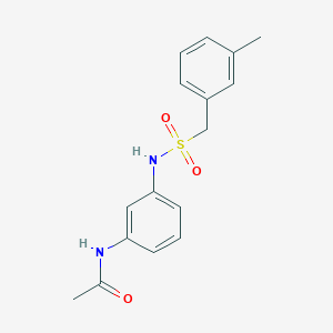 N-(3-{[(3-methylbenzyl)sulfonyl]amino}phenyl)acetamide