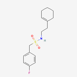 N-[2-(1-cyclohexen-1-yl)ethyl]-1-(4-fluorophenyl)methanesulfonamide