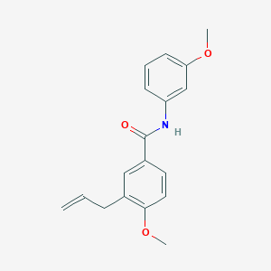 molecular formula C18H19NO3 B4429632 3-allyl-4-methoxy-N-(3-methoxyphenyl)benzamide 