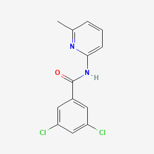 molecular formula C13H10Cl2N2O B4429714 3,5-dichloro-N-(6-methyl-2-pyridinyl)benzamide 