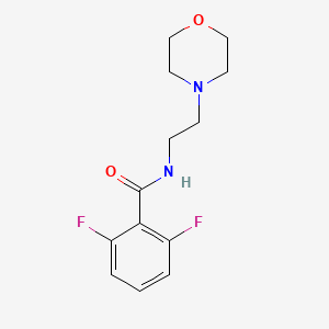 molecular formula C13H16F2N2O2 B4429742 2,6-difluoro-N-[2-(4-morpholinyl)ethyl]benzamide 