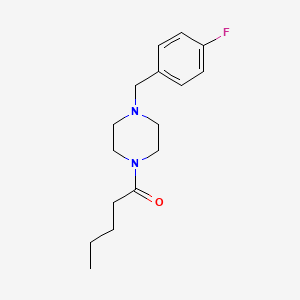 1-(4-fluorobenzyl)-4-pentanoylpiperazine