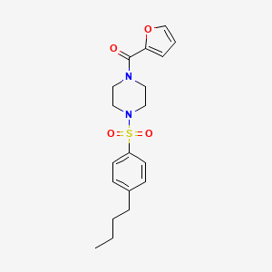 1-[(4-butylphenyl)sulfonyl]-4-(2-furoyl)piperazine