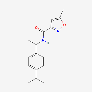 N-[1-(4-isopropylphenyl)ethyl]-5-methyl-3-isoxazolecarboxamide