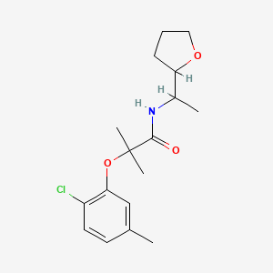 2-(2-chloro-5-methylphenoxy)-2-methyl-N-[1-(tetrahydro-2-furanyl)ethyl]propanamide