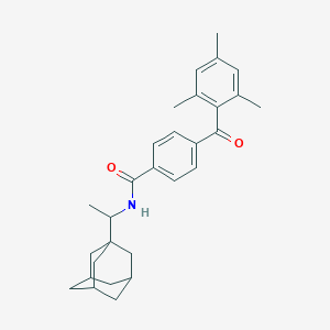 molecular formula C29H35NO2 B442994 N-[1-(1-adamantyl)ethyl]-4-(mesitylcarbonyl)benzamide 