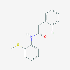 2-(2-chlorophenyl)-N-[2-(methylthio)phenyl]acetamide