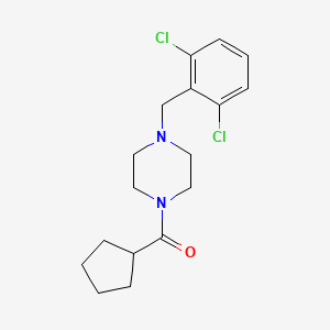 1-(cyclopentylcarbonyl)-4-(2,6-dichlorobenzyl)piperazine