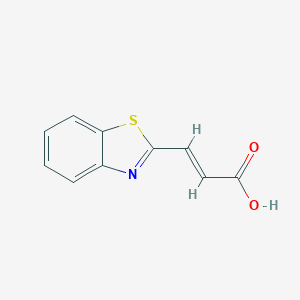 molecular formula C10H7NO2S B044300 3-苯并噻唑-2-基丙烯酸 CAS No. 123530-67-6