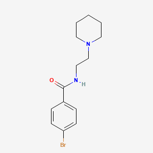 4-bromo-N-[2-(1-piperidinyl)ethyl]benzamide