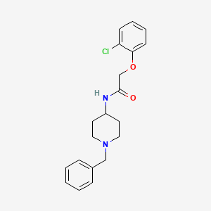 N-(1-benzyl-4-piperidinyl)-2-(2-chlorophenoxy)acetamide