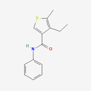 4-ethyl-5-methyl-N-phenyl-3-thiophenecarboxamide