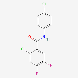 2-chloro-N-(4-chlorophenyl)-4,5-difluorobenzamide