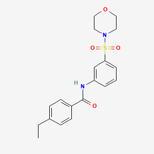 4-ethyl-N-[3-(4-morpholinylsulfonyl)phenyl]benzamide