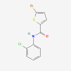 molecular formula C11H7BrClNOS B4430109 5-bromo-N-(2-chlorophenyl)-2-thiophenecarboxamide 