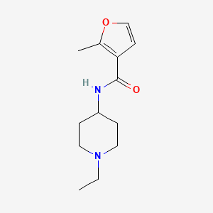 N-(1-ethyl-4-piperidinyl)-2-methyl-3-furamide