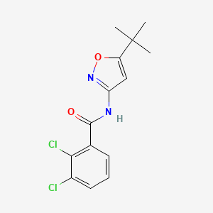 molecular formula C14H14Cl2N2O2 B4430193 N-(5-tert-butyl-3-isoxazolyl)-2,3-dichlorobenzamide 