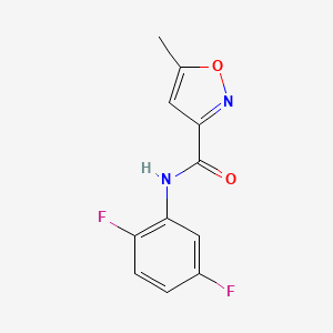 N-(2,5-difluorophenyl)-5-methyl-3-isoxazolecarboxamide