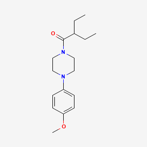 1-(2-ethylbutanoyl)-4-(4-methoxyphenyl)piperazine