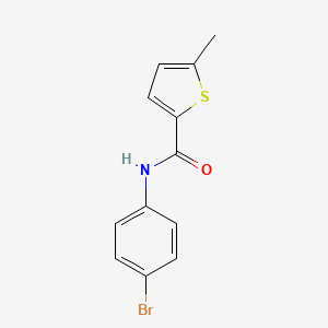 molecular formula C12H10BrNOS B4430337 N-(4-bromophenyl)-5-methyl-2-thiophenecarboxamide 