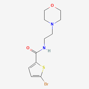 5-bromo-N-[2-(4-morpholinyl)ethyl]-2-thiophenecarboxamide