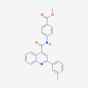 Methyl 4-({[2-(3-methylphenyl)-4-quinolinyl]carbonyl}amino)benzoate