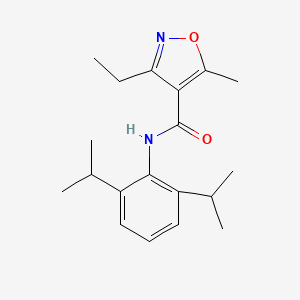 N-(2,6-diisopropylphenyl)-3-ethyl-5-methyl-4-isoxazolecarboxamide