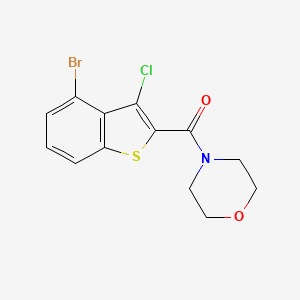 4-[(4-bromo-3-chloro-1-benzothien-2-yl)carbonyl]morpholine