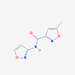 molecular formula C8H7N3O3 B4430482 N-3-isoxazolyl-5-methyl-3-isoxazolecarboxamide 