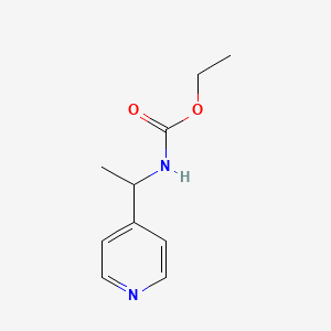 molecular formula C10H14N2O2 B4430546 ethyl [1-(4-pyridinyl)ethyl]carbamate 