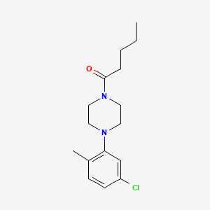 1-(5-chloro-2-methylphenyl)-4-pentanoylpiperazine