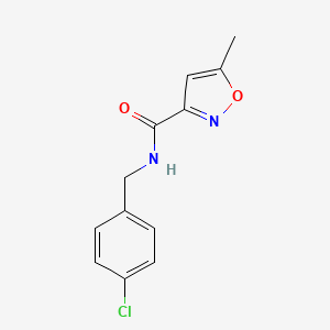 N-(4-chlorobenzyl)-5-methyl-3-isoxazolecarboxamide