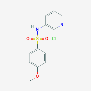 molecular formula C12H11ClN2O3S B443063 N-(2-chloro-3-pyridinyl)-4-methoxybenzenesulfonamide 