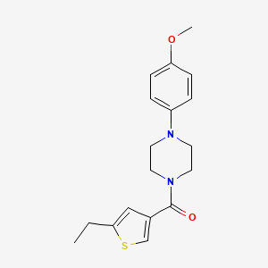 1-[(5-ethyl-3-thienyl)carbonyl]-4-(4-methoxyphenyl)piperazine