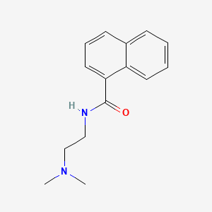 molecular formula C15H18N2O B4430668 N-[2-(dimethylamino)ethyl]-1-naphthamide CAS No. 50341-62-3