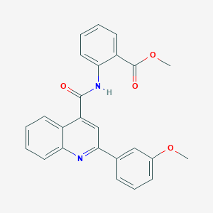 Methyl 2-({[2-(3-methoxyphenyl)-4-quinolinyl]carbonyl}amino)benzoate