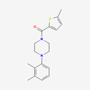 1-(2,3-dimethylphenyl)-4-[(5-methyl-2-thienyl)carbonyl]piperazine