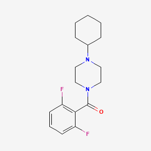 1-cyclohexyl-4-(2,6-difluorobenzoyl)piperazine