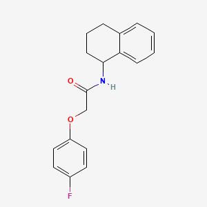 2-(4-fluorophenoxy)-N-(1,2,3,4-tetrahydro-1-naphthalenyl)acetamide