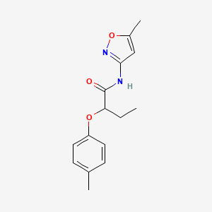 N-(5-methyl-3-isoxazolyl)-2-(4-methylphenoxy)butanamide