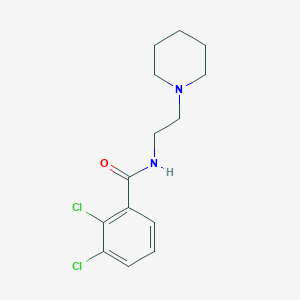 molecular formula C14H18Cl2N2O B4430801 2,3-dichloro-N-[2-(1-piperidinyl)ethyl]benzamide 