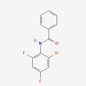 N-(2-bromo-4,6-difluorophenyl)benzamide