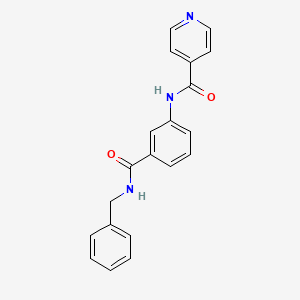 N-{3-[(benzylamino)carbonyl]phenyl}isonicotinamide