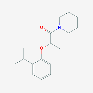 1-[2-(2-isopropylphenoxy)propanoyl]piperidine