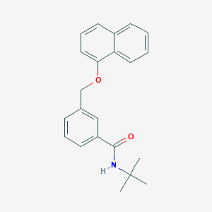 N-(tert-butyl)-3-[(1-naphthyloxy)methyl]benzamide