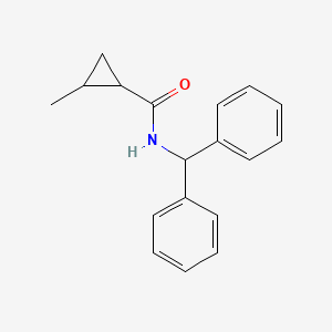 N-(diphenylmethyl)-2-methylcyclopropanecarboxamide